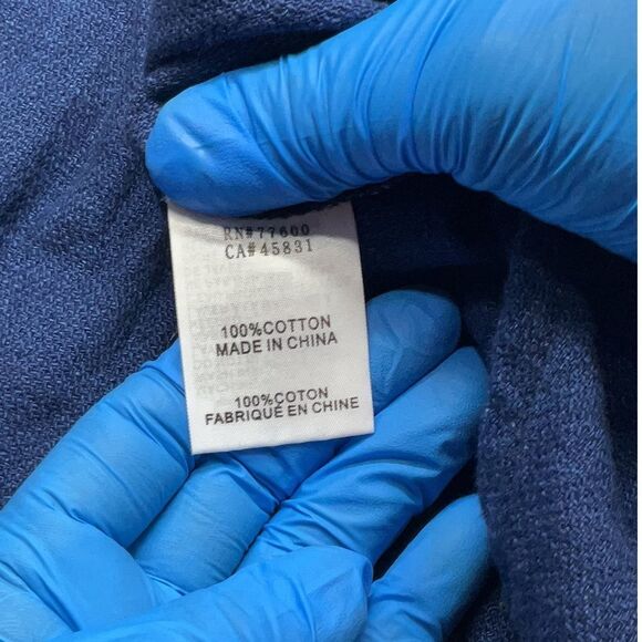 NEW Free People x Sandrine Rose Dark wash denim
Raw edge mandarin collar Shirt S - Picture 6 of 9